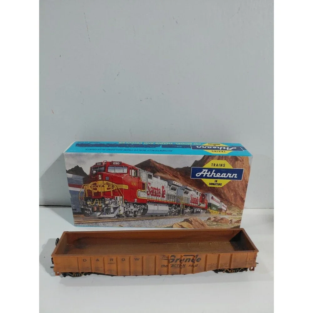 Athearn 1649 HO Gauge Model Railroad Rio Grande Weathered Gondola Car w/Box